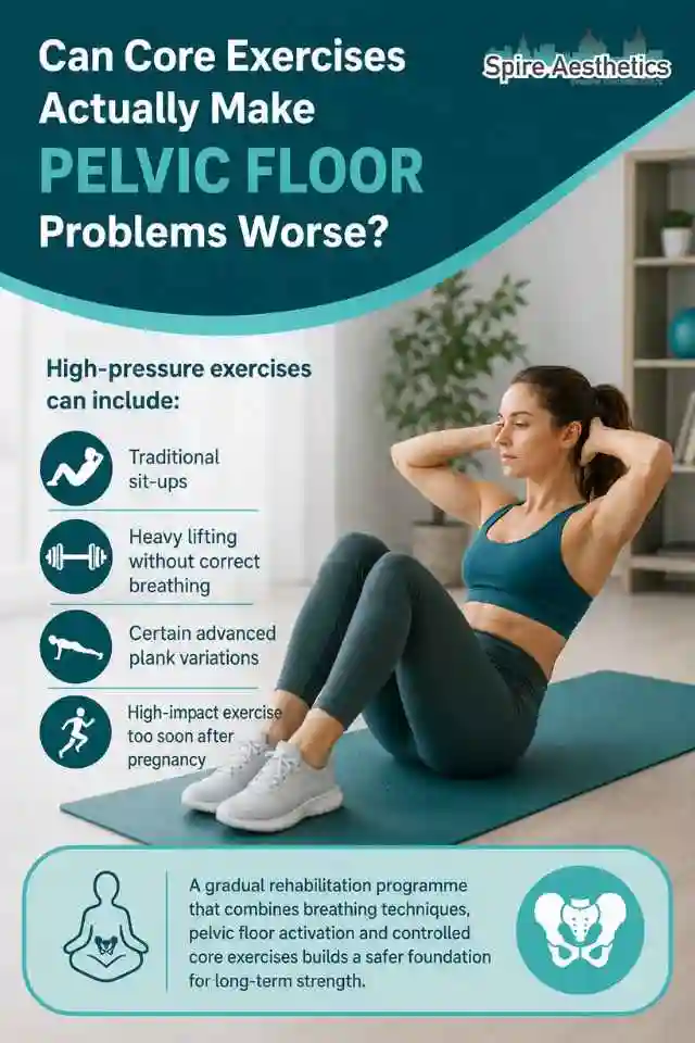 Can Strengthening Your Core Alone Actually Make Pelvic Floor Problems Worse Hackney?
